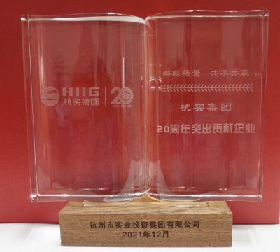 杭實集團20周年突出貢獻企業(yè)
